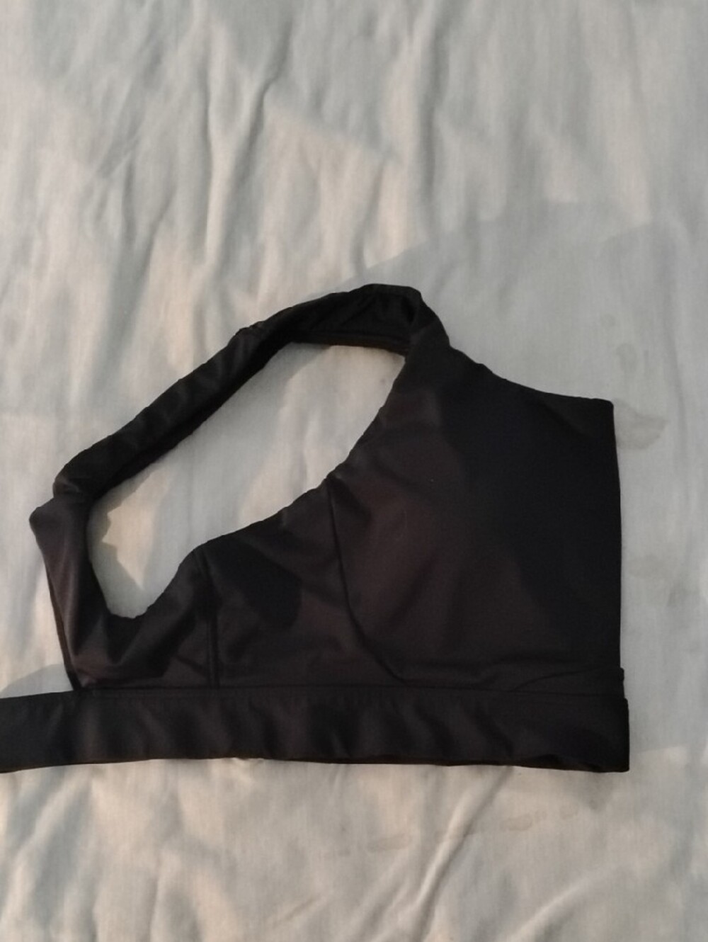 Athleta Black Seamless Sports Bralette - Picture 5 of 5